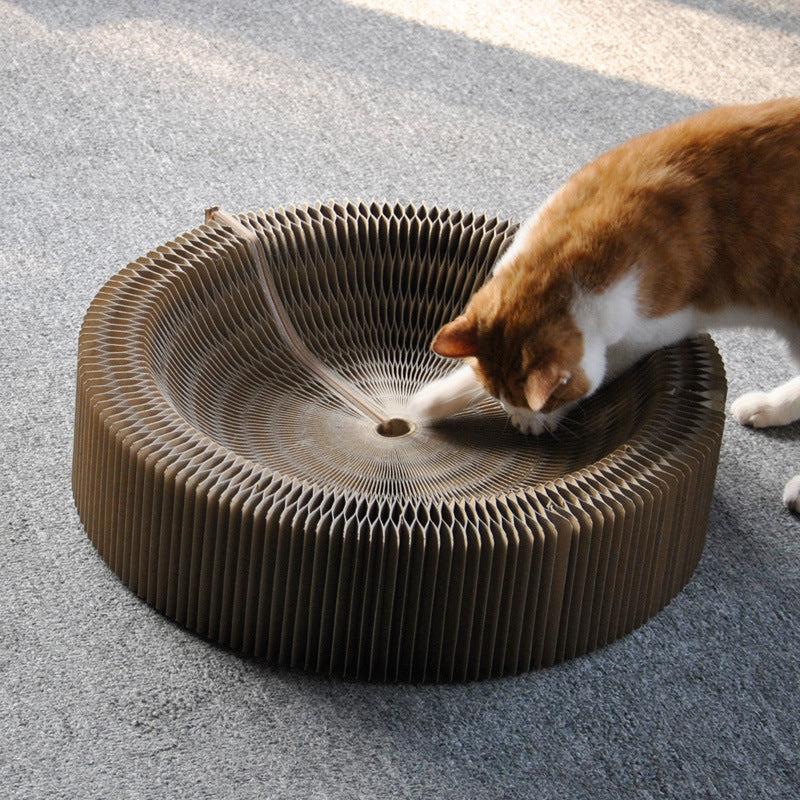 Corrugated Folding Cat Scratching Board